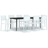  9-dijelni vrtni blagovaonski set bijeli | Eponuda.com