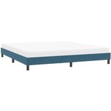  posteljni okvir brez vzmetnice temno modra 200x220 cm žamet, (21829625) | Shoptok.si