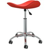 vidaXL Salonski stolac od umjetne kože crveni | shoptok.hr