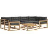  Set vanjskih sofa s jastukom 5 pcs Bijela i antracit | Eponuda.ba