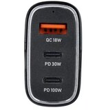  USB QC 3.0 avtopolnilec 18W + 2x Type C PD 100W+30W CC53-2C1A (skupno 138W) | Shoptok.si