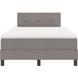 Box Postelja z vzmetnico z vzmetnico Taupe 120 x 190 cm blago, (5000128368) | Shoptok.si