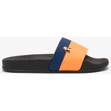 Resti Royalfashion Orange and navy blue women's rubber flip-flops Lierigs | Shoptok.si