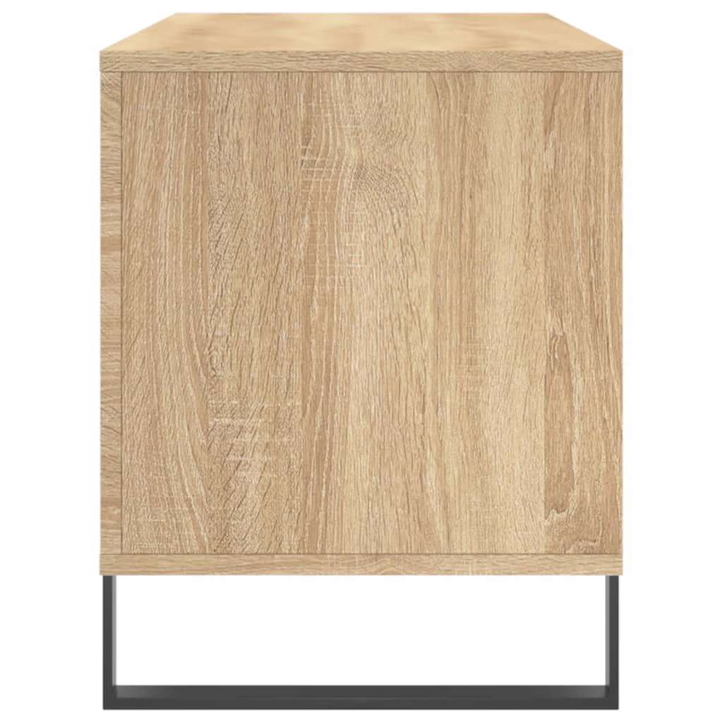 vidaXL Omarica za gramofonske plošče hrast sonoma 100x38x48 cm les | Shoptok.si