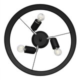  Luster na šipci ALBA 3xE27/15W/230V crna | Eponuda.com
