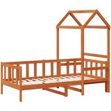  Set Dnevnog Kreveta 2 kom. Vosak smeđa Čvrsto borovo drvo 90 x 190 cm | shoptok.hr