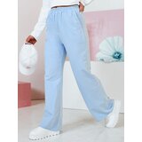 DStreet Spodnie damskie dresowe wide leg DRESLINA niebieskie | Shoptok.si