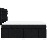  Krevet s oprugama i madracem crni 140x200 cm od tkanine | shoptok.hr