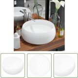 The Living Store Umivalnik iz keramike okrogel bel 40x15 cm - Umivalnik, (21744835) Cene