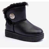 Big Star Children's Snow Boots Lined with Fur Black | ePonuda.com