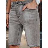 DStreet Jeansy męskie krótkie ciemnoszare | shoptok.hr