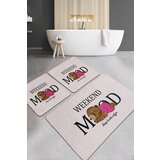  Weekend mood djt multicolor bathmat set (3 pieces) | ePonuda.com