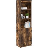  Visoka komoda dimljeni hrast 50x35x180 cm konstruiranog drva | shoptok.hr