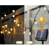  Solarni LED dekorativni niz 30×LED/8 funkcija 500 mAh 6,5 m IP67 topla bela | Eponuda.com