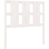  Uzglavlje za krevet bijelo 95 5x4x100 cm od masivne borovine | shoptok.hr