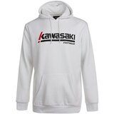Kawasaki Puloverji Killa Unisex Hooded Sweatshirt K202153 1001 Black Bela Cene