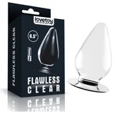 Flawless Clear Anal Plug 4.5"