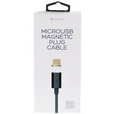 Micro platinet kabl PUCMPM1B microusb-usb magnet svetleci 1.2m crni ( 003235 )
