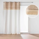 Douceur d intérieur Bela/rjava zavesa iz mešanice jute 140x240 cm Cirrus – | Shoptok.si