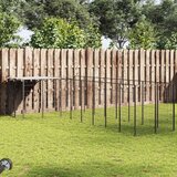  Kavez za pse crni 6,05 m² čelični | shoptok.hr