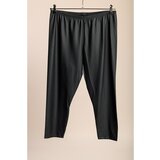 Fenzy Plus Size Oprijete Hlače, Črne Cene