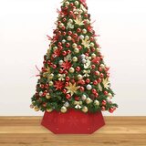  Podloga za božićno drvce crvena Ø 68 x 25 cm | Eponuda.com