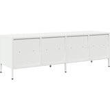 TV ormarić bijeli 135x39x43,5 cm hladno valjani čelik | shoptok.hr
