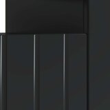  LED TV kabinet Crna Konstruirano drvo | shoptok.hr