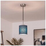 Brilagi LED luster na sajli NUBILA 1xE27/60W/230V Ø 14 cm crna/tamno plava | Eponuda.com