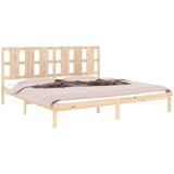  Posteljni okvir iz trdne borovine 200x200 cm, (20647549) | Shoptok.si
