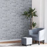 vidaXL Zidna tapeta 3D s izgledom kamena svjetlosiva | shoptok.hr