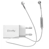 punjač 18W USB-C + bluetooth slušalice bela ( 77024 )