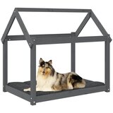 Krevet za pse sivi 101x70x90 cm od masivne borovine | Eponuda.ba