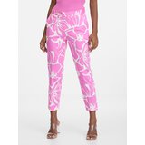Orsay Pink and White Women's Patterned Trousers - Women's | shoptok.hr