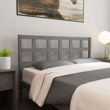  Uzglavlje za krevet sivo 156 x 4 x 100 cm od masivne borovine | shoptok.hr