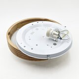 Brilagi LED plafonsko svetlo CARVALHO MODERN SLIM 1xE27/60W/230V Ø 27,5 cm hrast | Eponuda.com