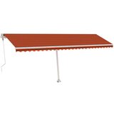  Automatska tenda sa senzorom LED 600 x 300 cm narančasto-smeđa | shoptok.hr