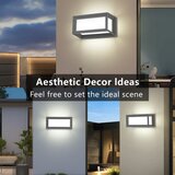  Brilagi - LED spoljašnje zidno svetlo PARKER LED/12W/230V sivo IP44 | Eponuda.com