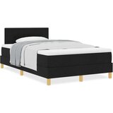 Box Spring Krevet s madracem Crni 120x200 cm Tkanina | shoptok.hr