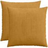  Presvlaka za jastuk 2 pcs HEERLEN Žuta 55 x 55 cm Kord | shoptok.hr