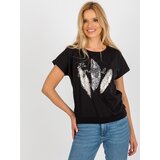 RUE PARIS Blouse-RV-BZ-8921.66-black | Shoptok.si