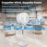 BE COOL BC2x16DC2501 Ventilator 2 x 40cm Doppelstandventilator | Shoptok.si