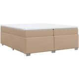  box spring s madracem cappuccino 200x200cm umjetna koža | shoptok.hr