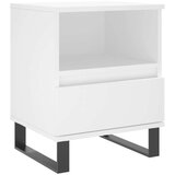  Nočna omarica bela 40x35x50 cm inženirski les, (20916709) | Shoptok.si