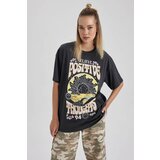 Defacto coool oversize fit printed short sleeve t-shirt Cene