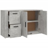  Komoda siva boja betona 100x33x59,5 cm od konstruiranog drva | Eponuda.ba