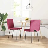 Maison Chic Jedilni stoli - Vzorci stoli 2 kosa vinsko rdeč žamet A593, (22031745) | Shoptok.si