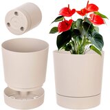 KADAX Cvetlični lonec s stojalom Plastika Okrogel 34,5 cm, (5000350735) | Shoptok.si