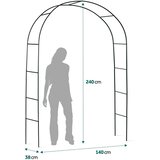Plonos vrtna pergola luk 240 cm PL-990 | shoptok.hr