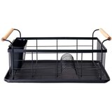 Estia ES01-12885 oceđivač za sudove 44X32X20CM metal bambus crni Cene
